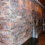 Elite Blue & Colonial Classic Granite Drystack Sawn Height Milestone wall