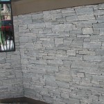 Elite Blue Granite Drystack Ledgerock wall