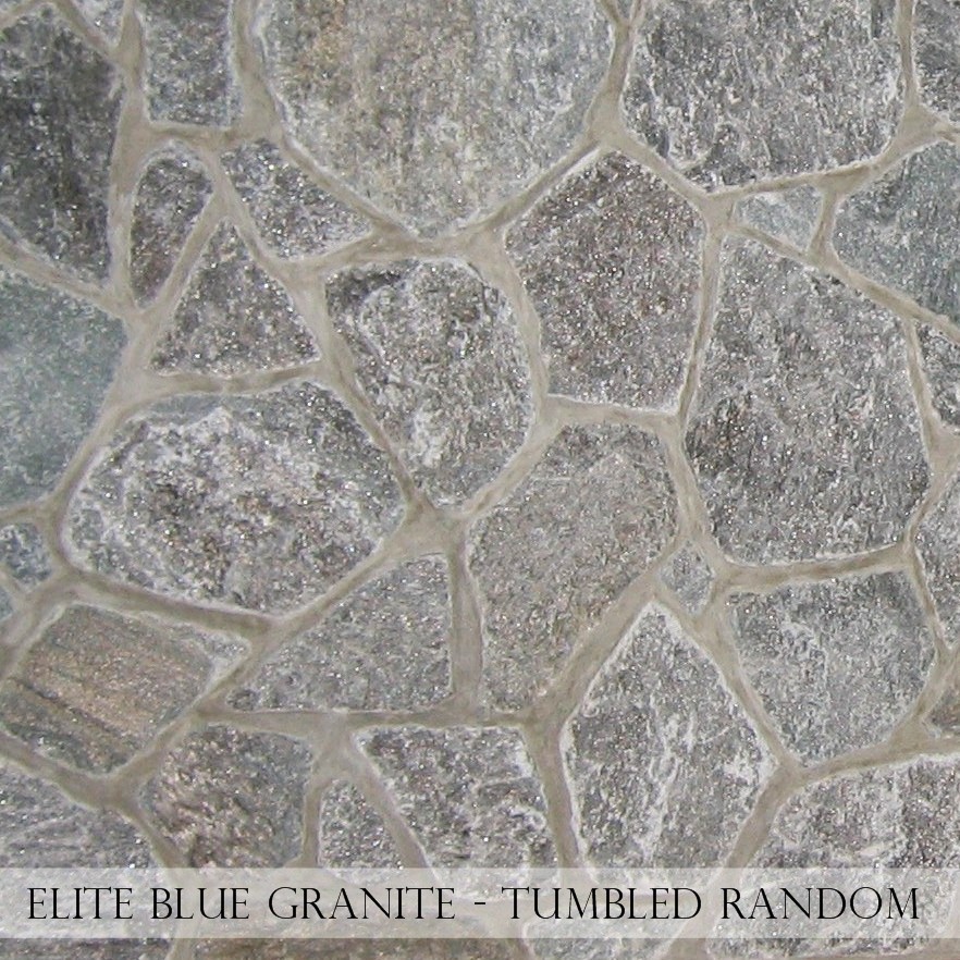 Elite Blue Granite Tumbled Random