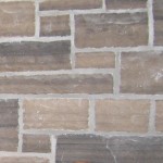 brown limestone ledgerock closeup