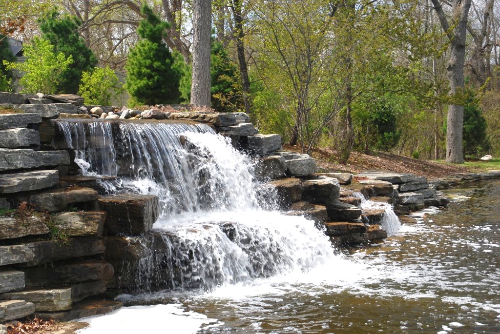 Elite Blue Granite Waterfall at a Golf Course