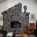 fireplace rustic