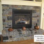 fireplace weatheredge elite blue sawn height blend