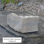 harvest gold limestone ledgerock veneer corner