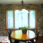 interior stone harvest gold limestone tumbled blend dining room
