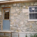limestone garage side