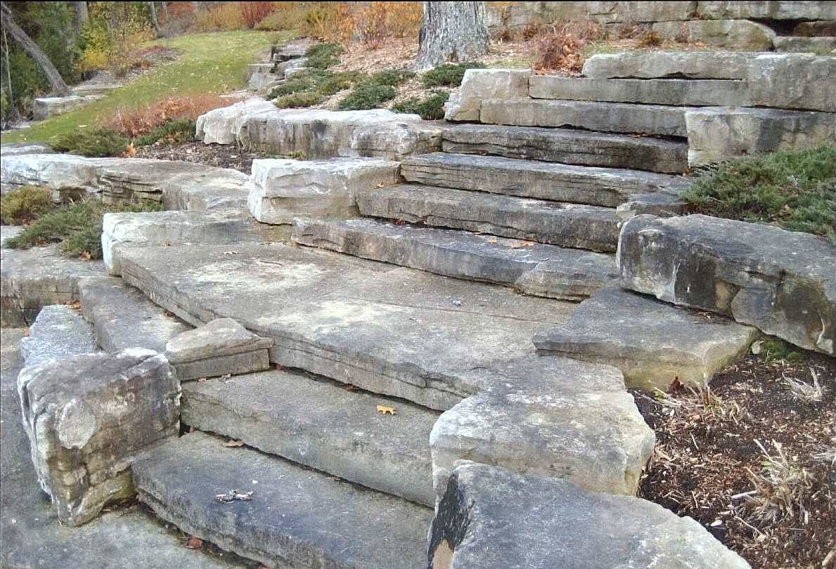 Mocha Limestone Natural Steps