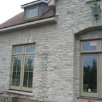 ottawa valley limestone tumbled ledgerock house entrance detail
