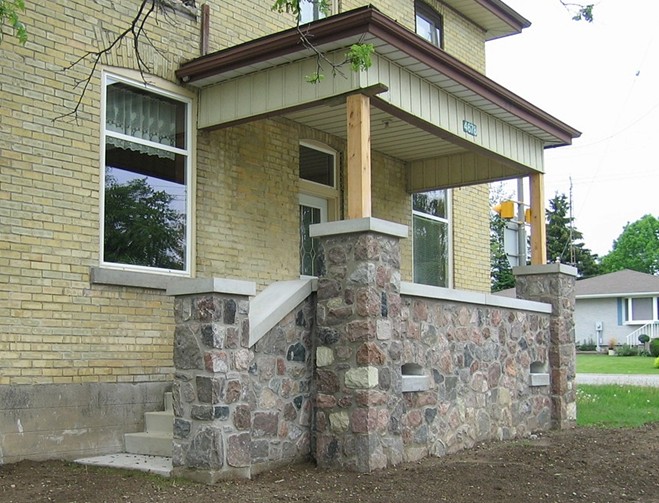Fieldstone Porch After Restoration