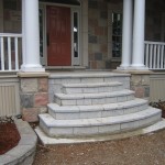weatheredge limestone bush hammered flag steps
