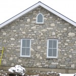 weatheredge limestone tumbled blend house side